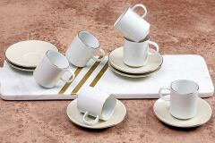 Porland Kahve Takımı Altın Yaldızlı 04POR035207