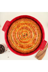 Aryıldız Fırın Kabı Yuvarlak 32,5 cm Kırmızı
