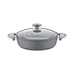 Oms 28 Cm Granit Kısa Tencere 3310