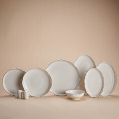 Korkmaz A8160 Manolya Collection 60 Parça Yemek Takımı Gold