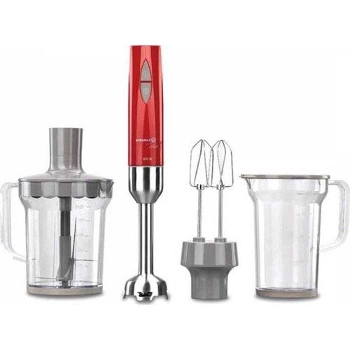 Korkmaz A445-04 Vertex Mega Kırmızı Blender Seti