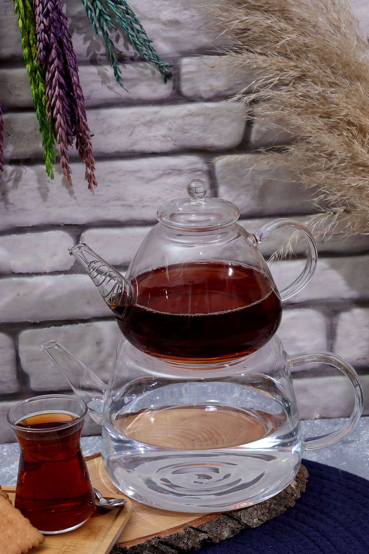 Arow Cam Çaydanlık Takımı PM-3125