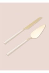 The Mia Pasta Servis Seti Bianco Beyaz Gold Ckb0250