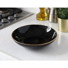 Gönül Salata Kasesi Eda Siyah Gold A2835