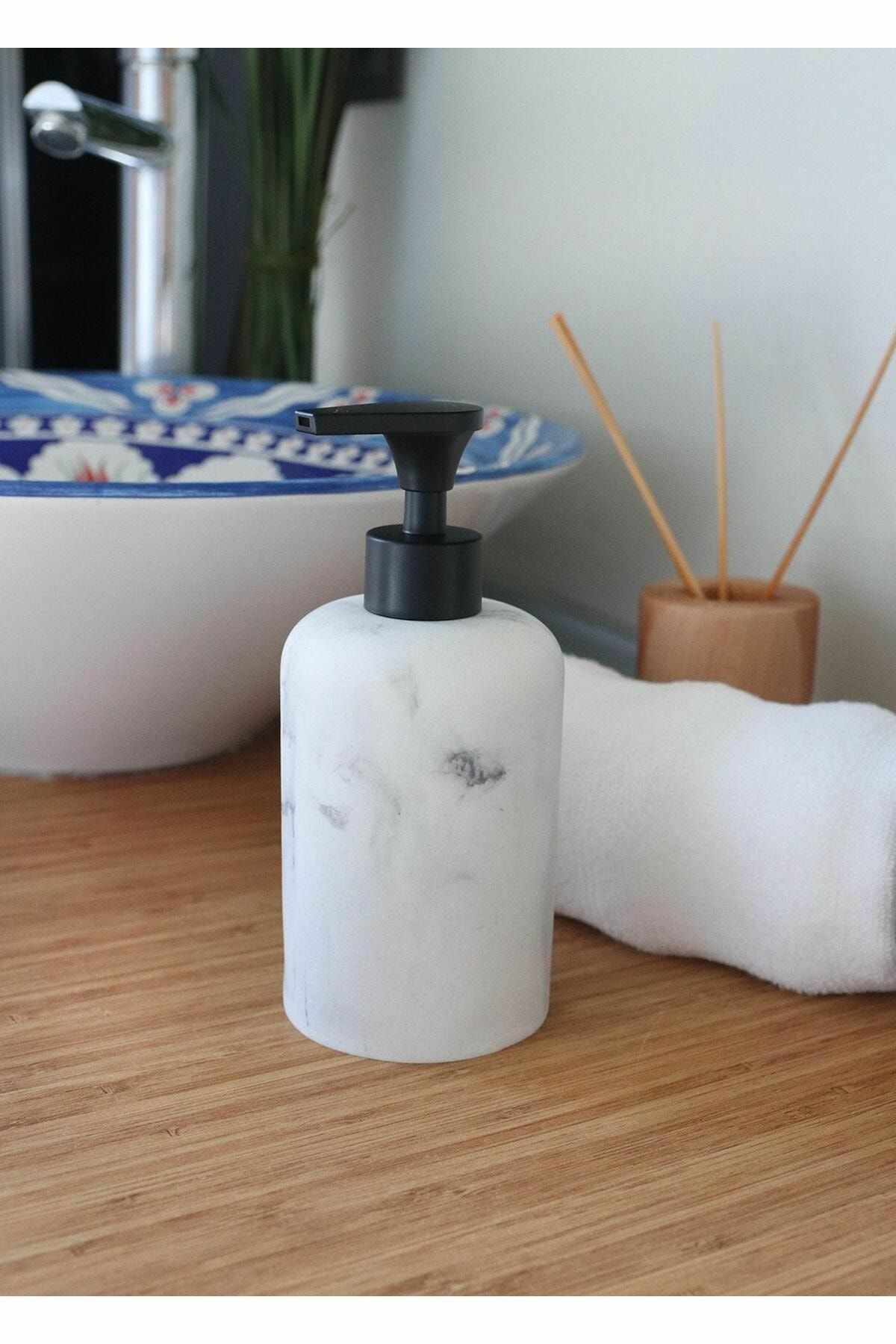The Mia Sıvı Sabunluk Marble Sbn0031