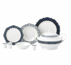 Korkmaz Eliza Collection Yuvarlak Yemek Takımı 60 Parça A8245