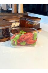 Mien Cam Kahvaltılık Akasya Kapak 6 Lı BOR-077