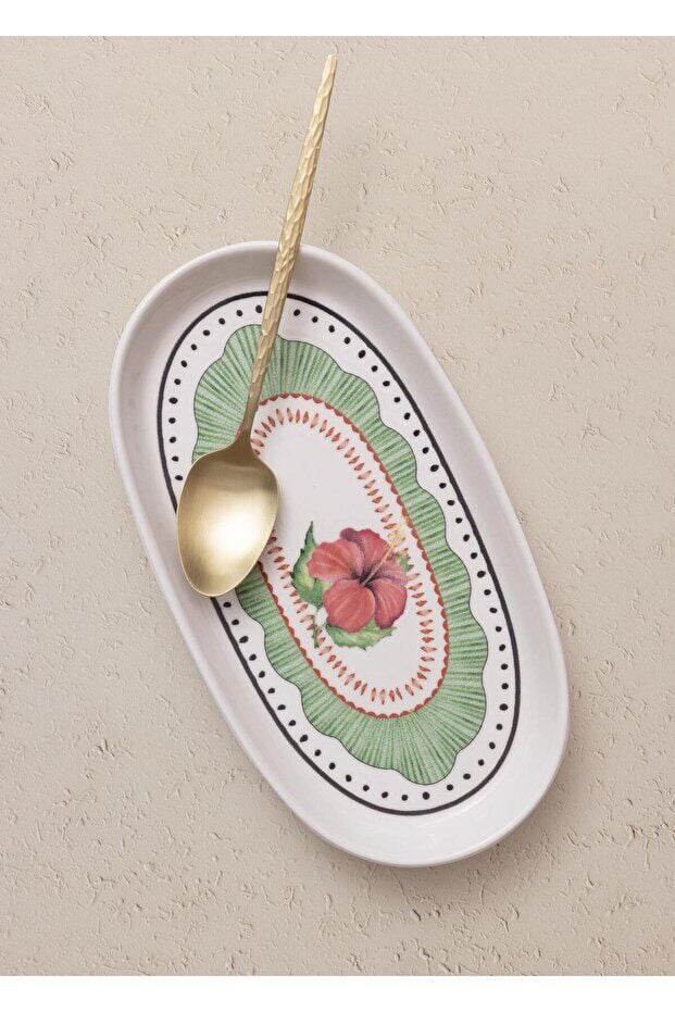 The Mia Spring Oval 2'li Servis Tabağı 23 cm SPR0009
