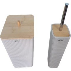 Arow Banyo Seti Akrilik 5 Parça Beyaz TR-3527