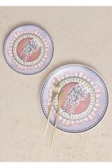 The Mia Spring 6'lı Pasta Tabağı 19 cm SPR0001