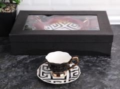 Gönül Kahve Takımı 6 Lı Siyah G2623