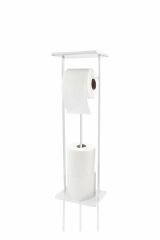 The Mia Tuvalet Kağıdı Stand Beyaz 54X15X12 Cm Glv0691
