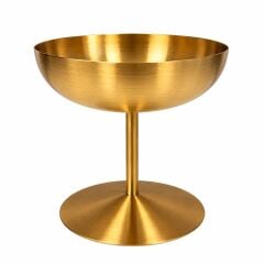 The Mia Linea Ayaklı Çelik Sunumluk Mat Gold LNA0039