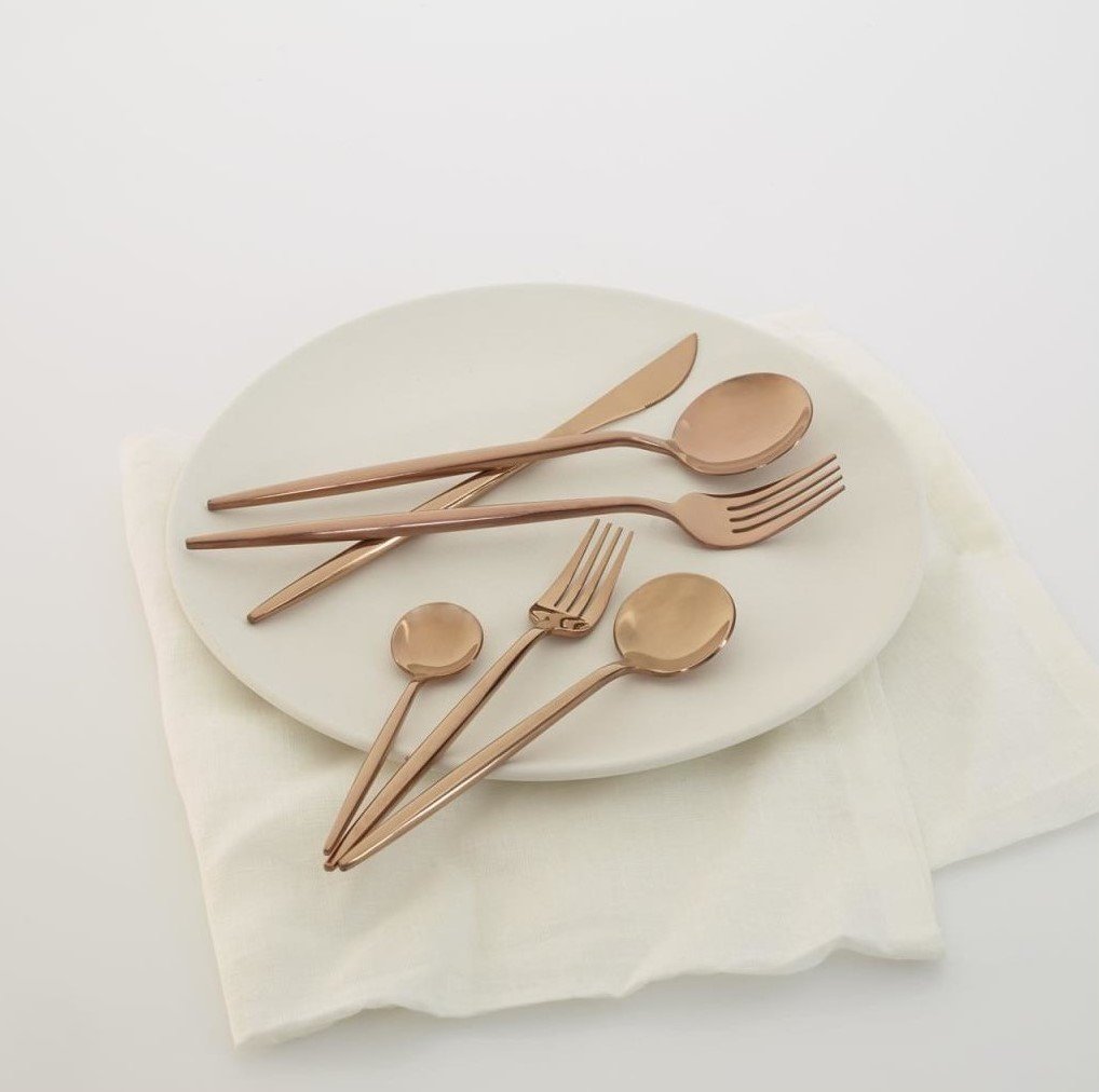 Royal London 36 Parça Windsor Titanyum Bronz 2605 Çatal Kaşık Bıçak Seti