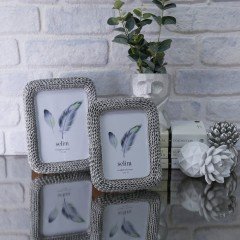 By Selim Çerçeve Chain Gümüş 15X20