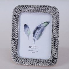By Selim Çerçeve Chain Gümüş 15X20