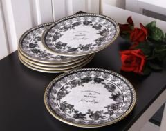 Gönül Servis Tabak 6 Lı Rosehip G4105