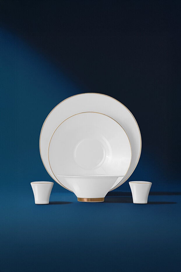 Nehir 57 Parça Siena Majestic Yemek Takımı Gold