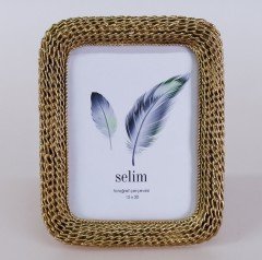By Selim Çerçeve Chain Altın 15X20