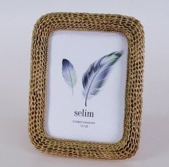 By Selim Çerçeve Chain Altın 15X20