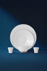 Nehir 57 Parça Siena Majestic Yemek Takımı Platin