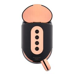 Korkmaz Kahvekolik Deluxe A862-04 Siyah/Rosegold Kahve Makinesi