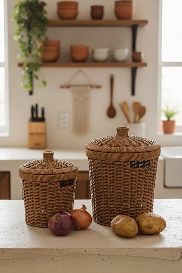 Mien Konik 2 Li Sepet Kapaklı MIEN-819