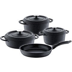 Oms Granit Döküm Tencere 7 Parça 3050