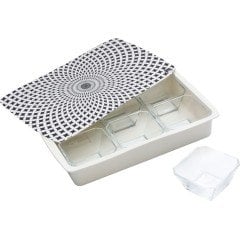 Lotus 6'lı Melamin Kapaklı Cam Kahvaltılık 37X24 cm KVM18A166