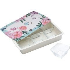 Lotus 6'lı Melamin Kapaklı Cam Kahvaltılık 37X24 cm KVM17A181