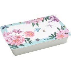 Lotus 6'lı Melamin Kapaklı Cam Kahvaltılık 37X24 cm KVM17A181