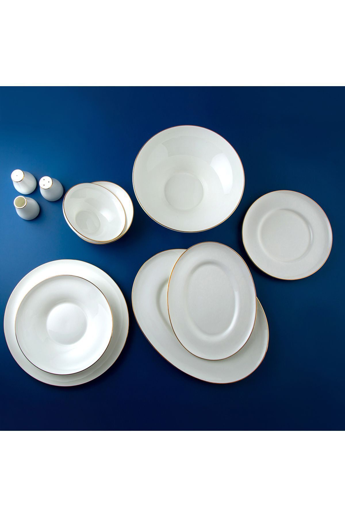 Jumbo 60 Parça Star Yemek Takımı Gold
