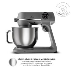 Karaca Multichef Artisan Stand Mikser 7 lt Digital 1800W Antrasit