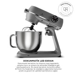 Karaca Multichef Artisan Stand Mikser 7 lt Digital 1800W Antrasit