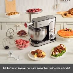 Karaca Inoxchef Pro Stand Mikser 1300 W 7 LT