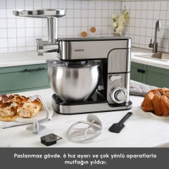 Karaca Inoxchef Pro Stand Mikser 1300 W 7 LT