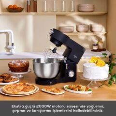 Karaca Multichef Ultra Stand Mikser 2000 W Siyah