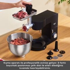 Karaca Multichef Ultra Stand Mikser 2000 W Siyah