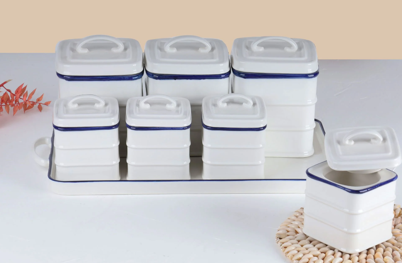 Arow Heidi Porselen Tepsili Baharat Takımı TR-3104