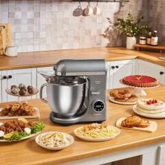 Karaca Mastermaid Chef Ultra Stand Mikser 7 lt Digital 2000W Galaxy Grey