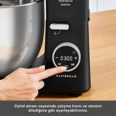 Karaca Mastermaid Chef Ultra Stand Mikser 7 lt Digital 2000W Black