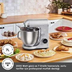Karaca Mastermaid Chef Ultra Stand Mikser 7 lt Digital 2000W Silver