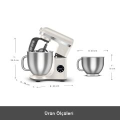 Karaca Mastermaid Chef Ultra Stand Mikser 7 lt Digital 2000W Starlight