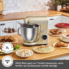 Karaca Mastermaid Chef Ultra Hamur Yoğurma Makinesi Mineral Gold