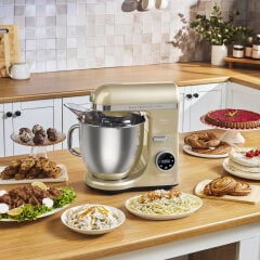 Karaca Mastermaid Chef Ultra Hamur Yoğurma Makinesi Mineral Gold