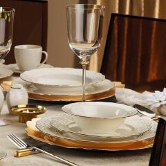 Kütahya Porselen 81 Parça Bone İrem BNIRM81YT20