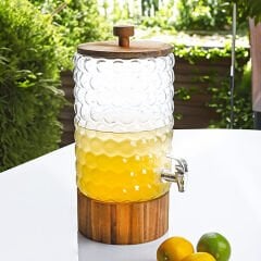 Kosova Cam Sebil Akasya Taban Bubble Desen 6,30 Lt ANH-04