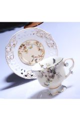 Kosova Kahve Takımı Flower Krem Zjn-07