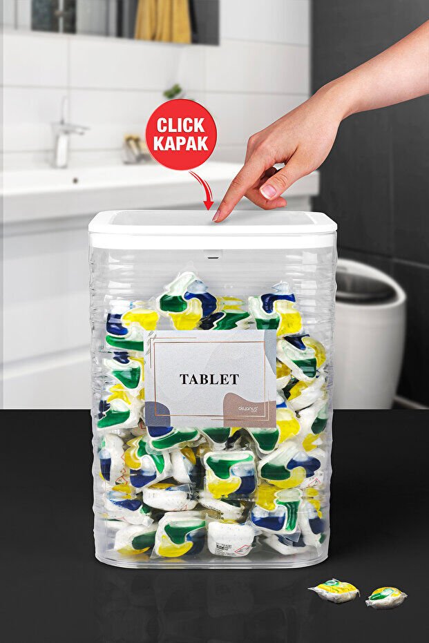 Kosova Çöp Kovası Luna Şeffaf OKY-443