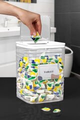 Kosova Çöp Kovası Luna Şeffaf OKY-443